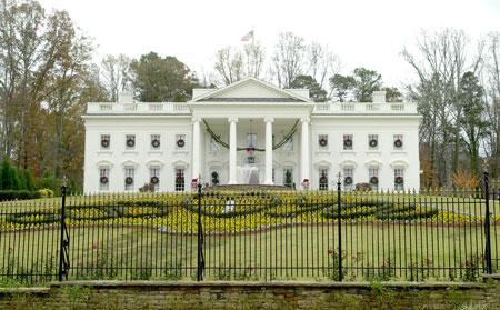white house replica atlanta. The house is a replica